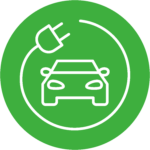 Pictogrammes vert Vehicules hybrides